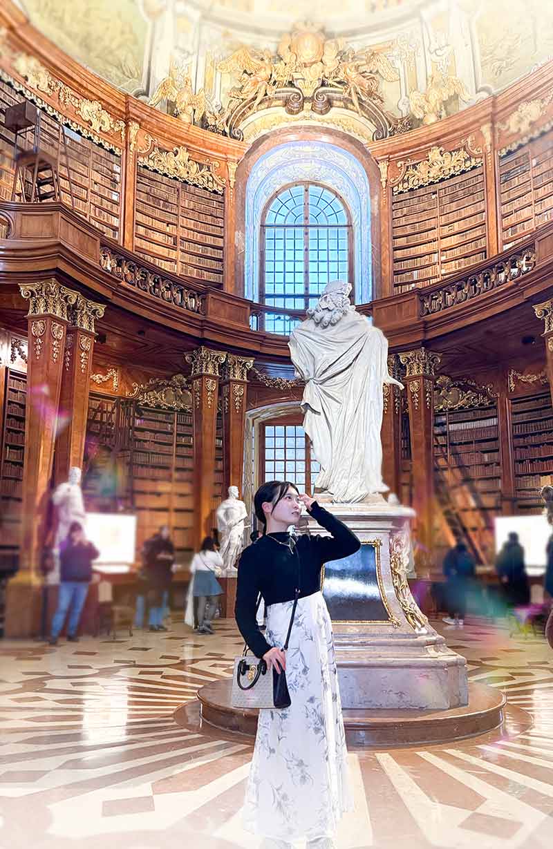 松林先生の海外旅行の写真